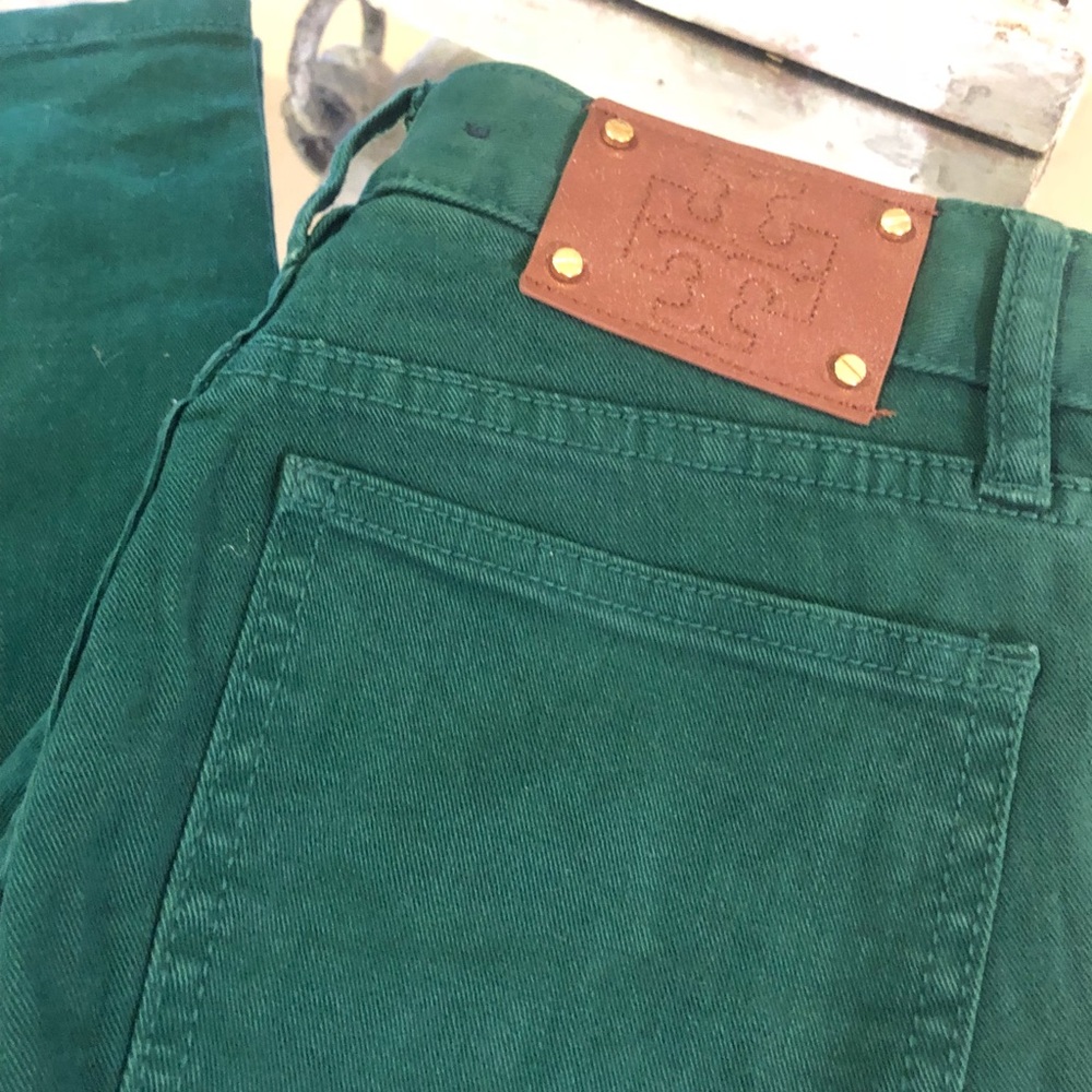 Tory Burch Green Denim